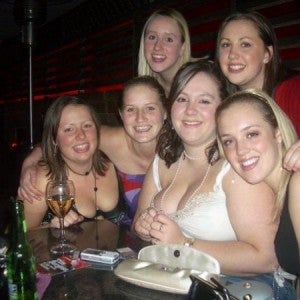 My 3rd year flat mates (except nikki) Nichola, Soph, Emma, Me and Becky