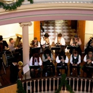 The ISB playing for the Christmas Ball at the Old Courthouse in St. Louis  Missouri.